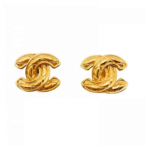 chanel logo earrings uk|chanel earrings collection.